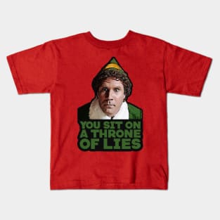 You sit on a throne of lies Kids T-Shirt